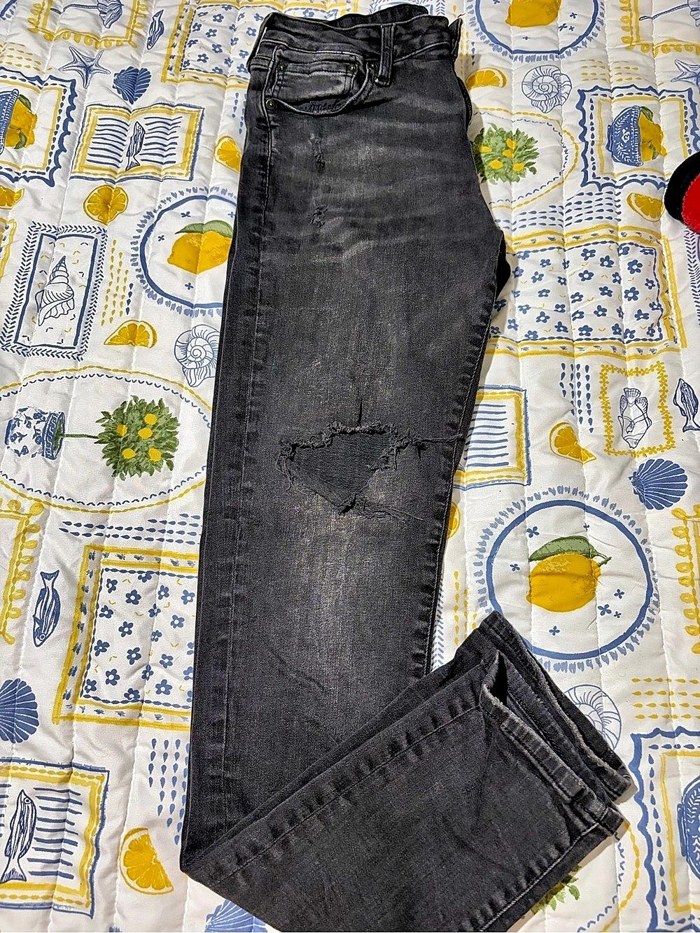 Aeropostale Jegging Skinny Distressed Black Skinny Jeans